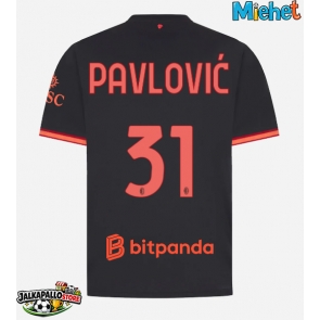 AC Milan Strahinja Pavlovic #31 Kolmaspaita 2026-27 Lyhythihainen